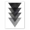 Triangle Geometric Design Art Print