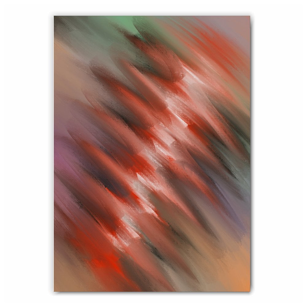 Red Abstract Giclee Print