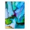 Abstract Watercolour Painting Giclee Print in White Frame