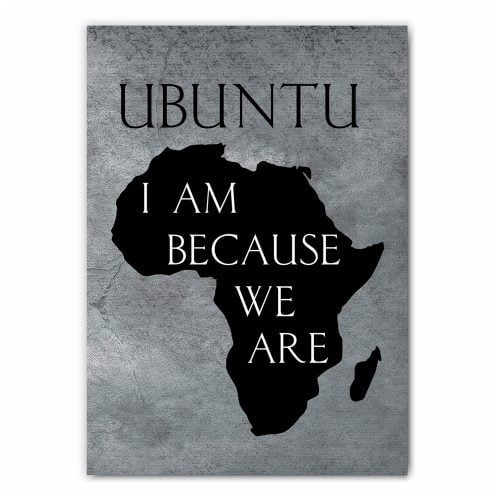 Ubuntu African Art Print