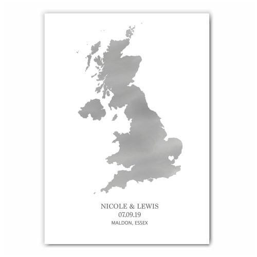 Personalised Map Print