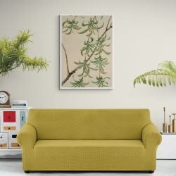 Watercolour Tree Painting Print in white frame