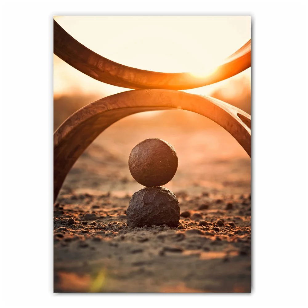 Meditation Zen Stones Print