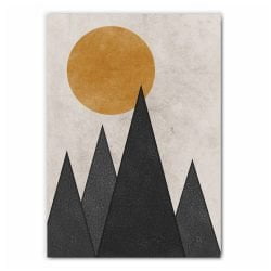 Sun and Mountains Print