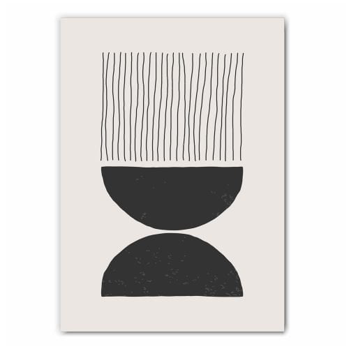 Abstract Geometric Line Art Print
