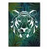 Geometric Tiger Jungle Art Print