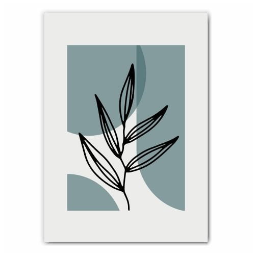 Abstract Leaves Print Set - 1
