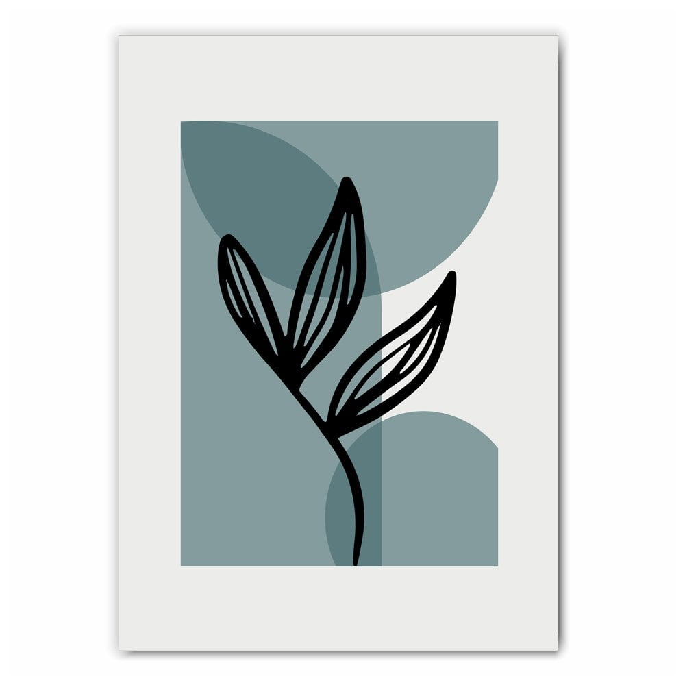 Abstract Leaves Print Set - 2