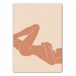 Lying Nude Woman Art Print