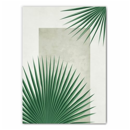 Minimalist Fan Palm Print
