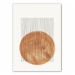 Monstera and Abstract Lines Print Set - 3