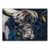 Abstract Highland Cow Painting Print