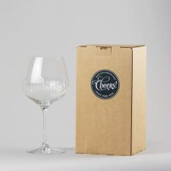 Crystal Cut Gin Glass Gift Box