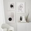 Abstract Modern Grey Gallery Wall