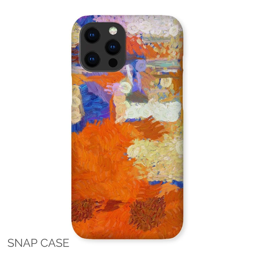 Abstract Sunset Painting iPhone Snap Case