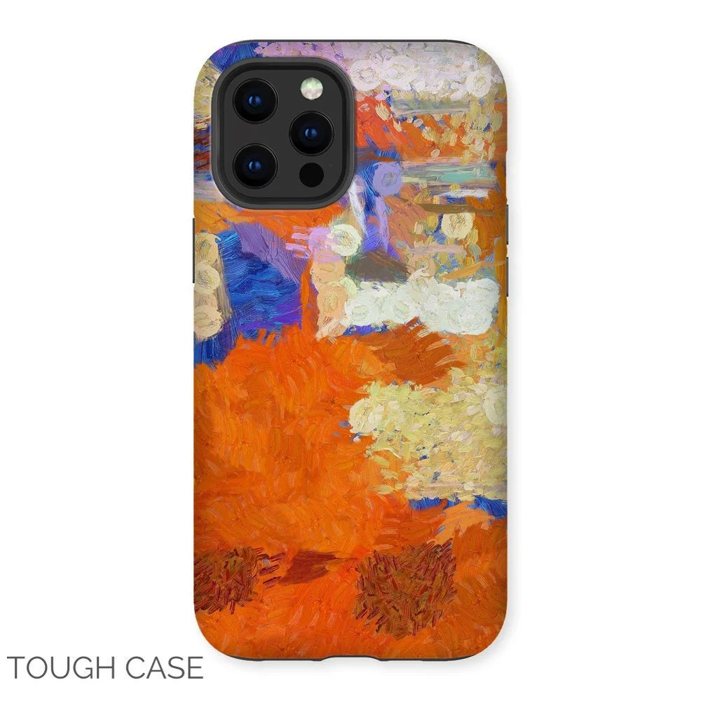Abstract Sunset Painting iPhone Tough Case