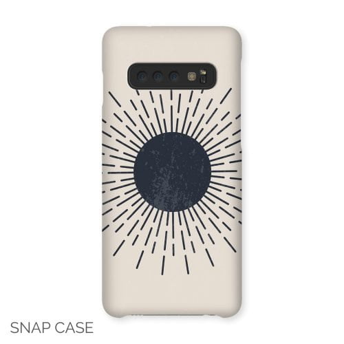 Monochrome Sun Samsung Snap Case