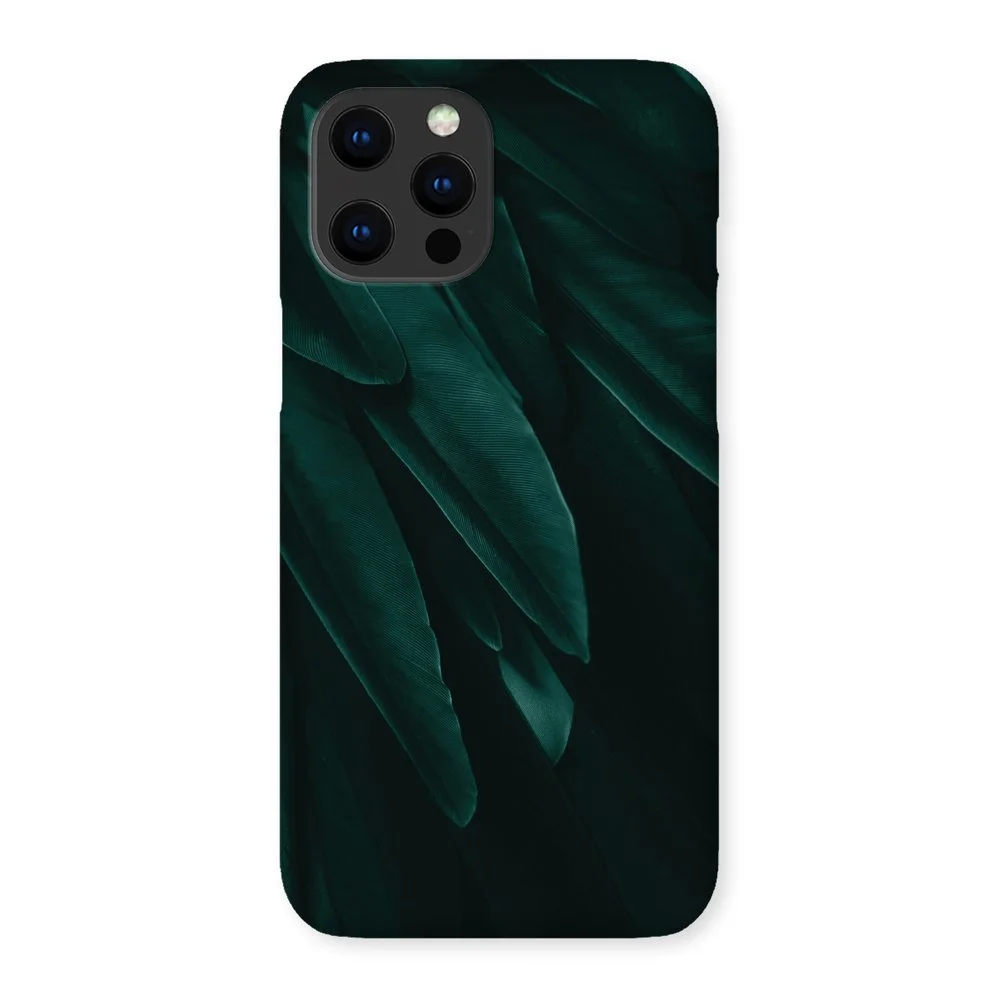Green Feathers Phone Case