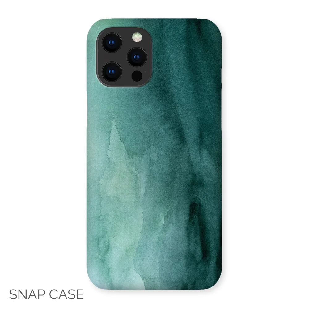 Watercolour Blue iPhone Snap Case