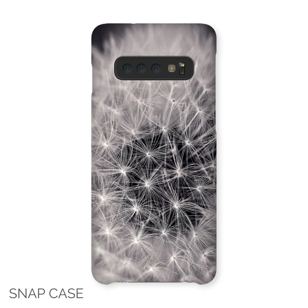 Black and White Dandelion Samsung Snap Case