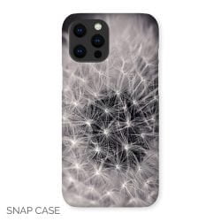Black and White Dandelion iPhone Snap Case
