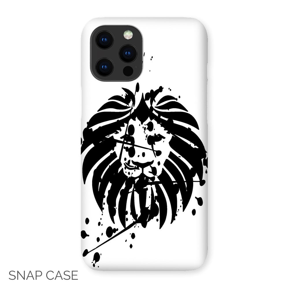 Abstract Lion iPhone Snap Case