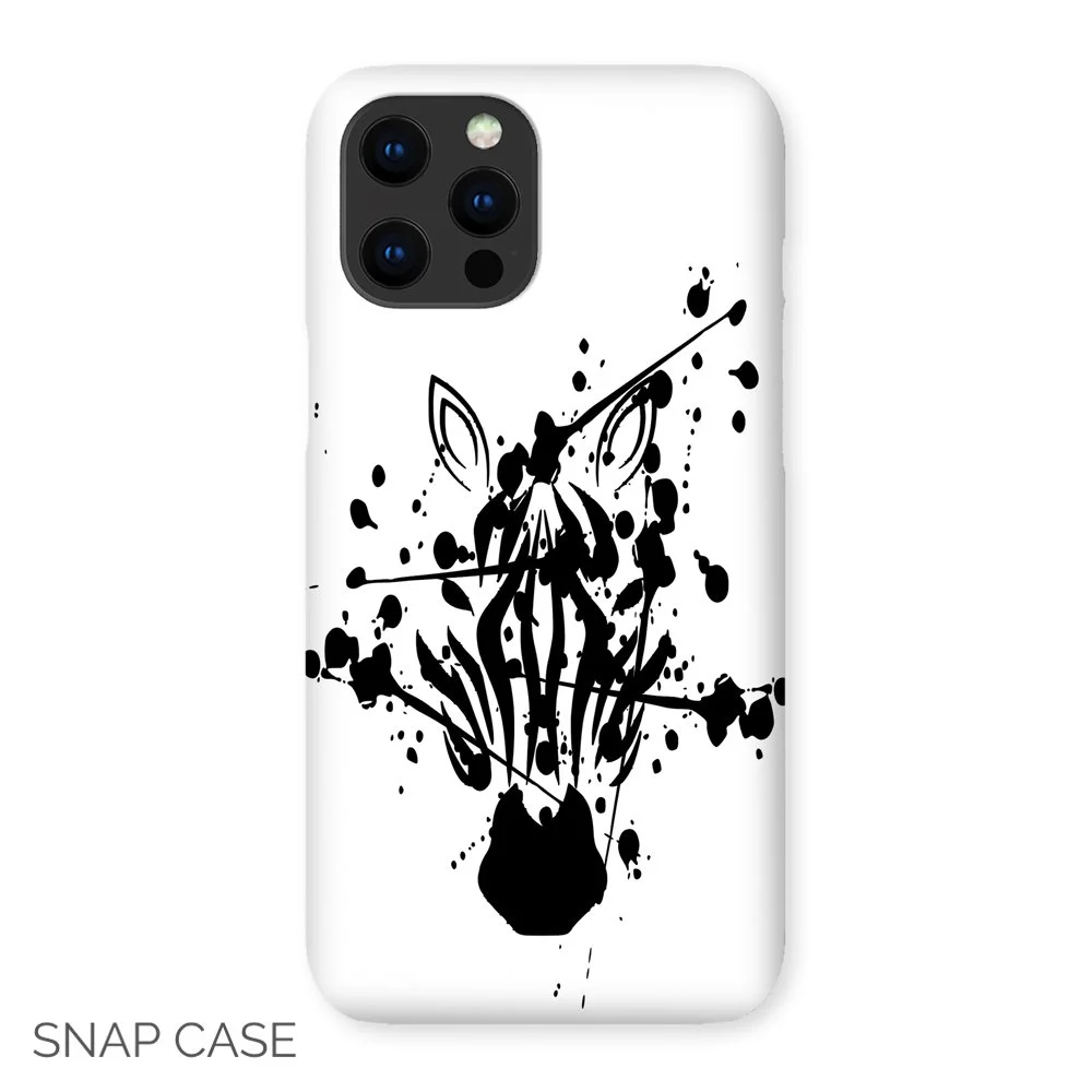Abstract Zebra iPhone Snap Case