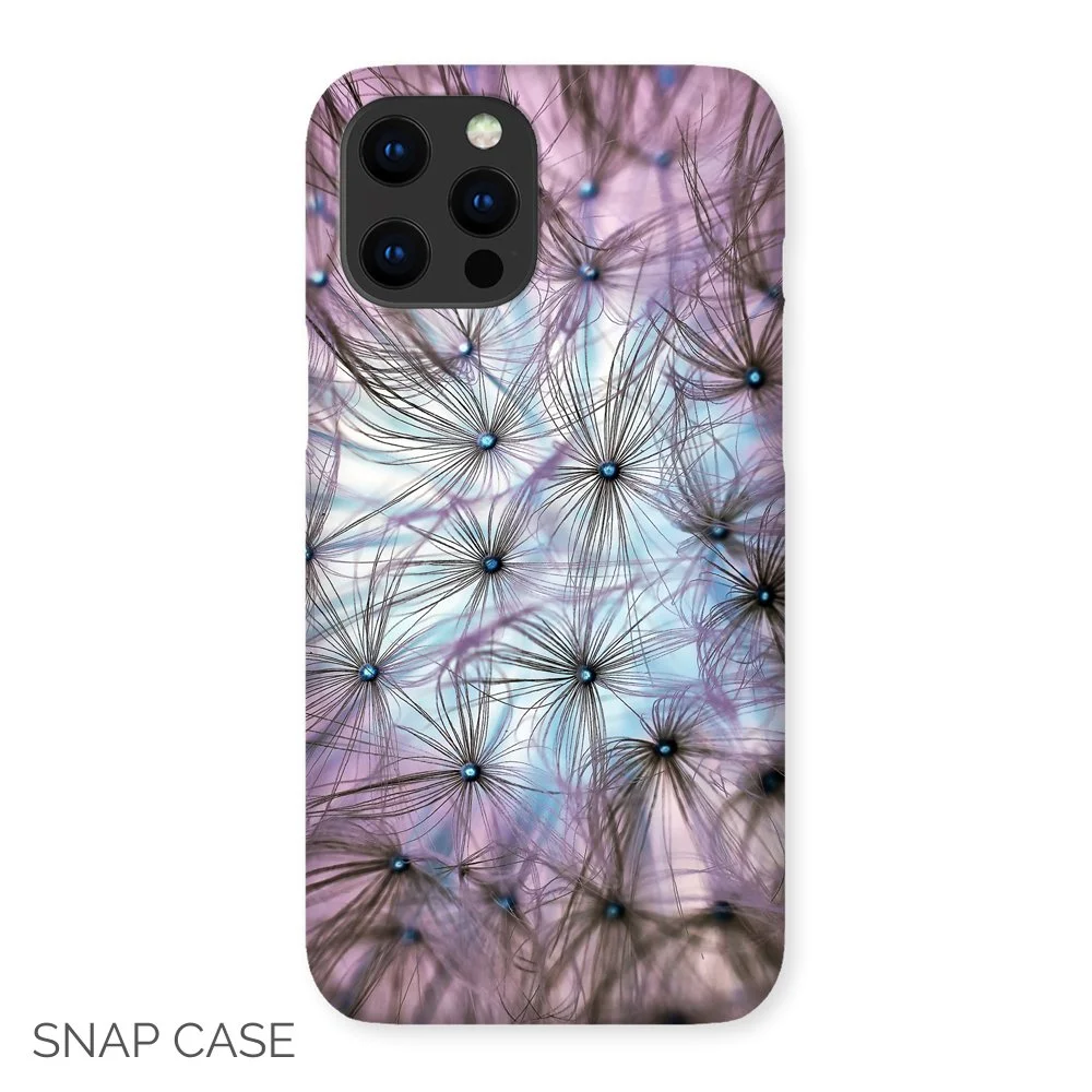 Pink Dandelion iPhone Snap Case