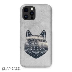Geometric Wolf iPhone Snap Case