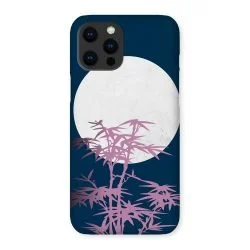 Pink Bamboo Silhouette Phone Case