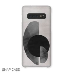 Grey Modern Shapes Samsung Snap Case