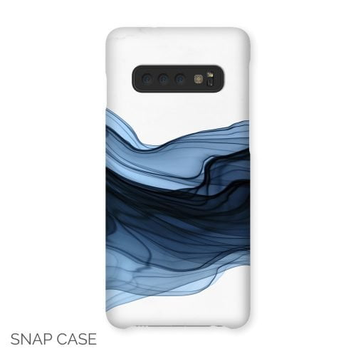 Abstract Blue Smoke Samsung Snap Case