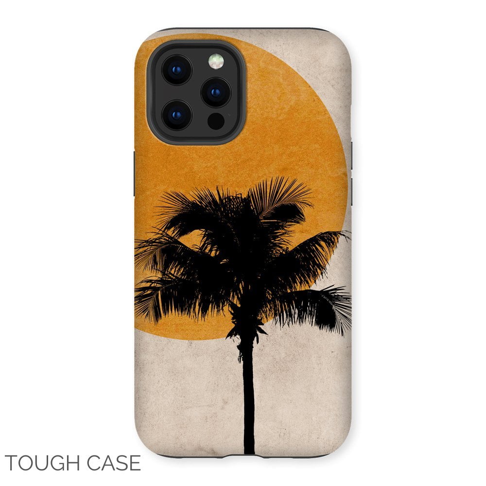 Palm Tree Silhouette iPhone Tough Case