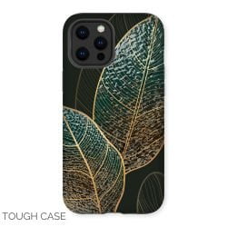 Abstract Gold Leaf iPhone Tough Case