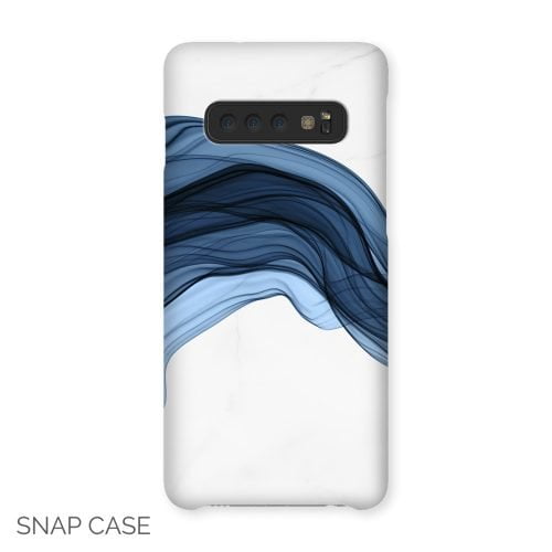 Abstract Blue Wave Samsung Snap Case