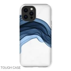 Abstract Blue Wave iPhone Tough Case