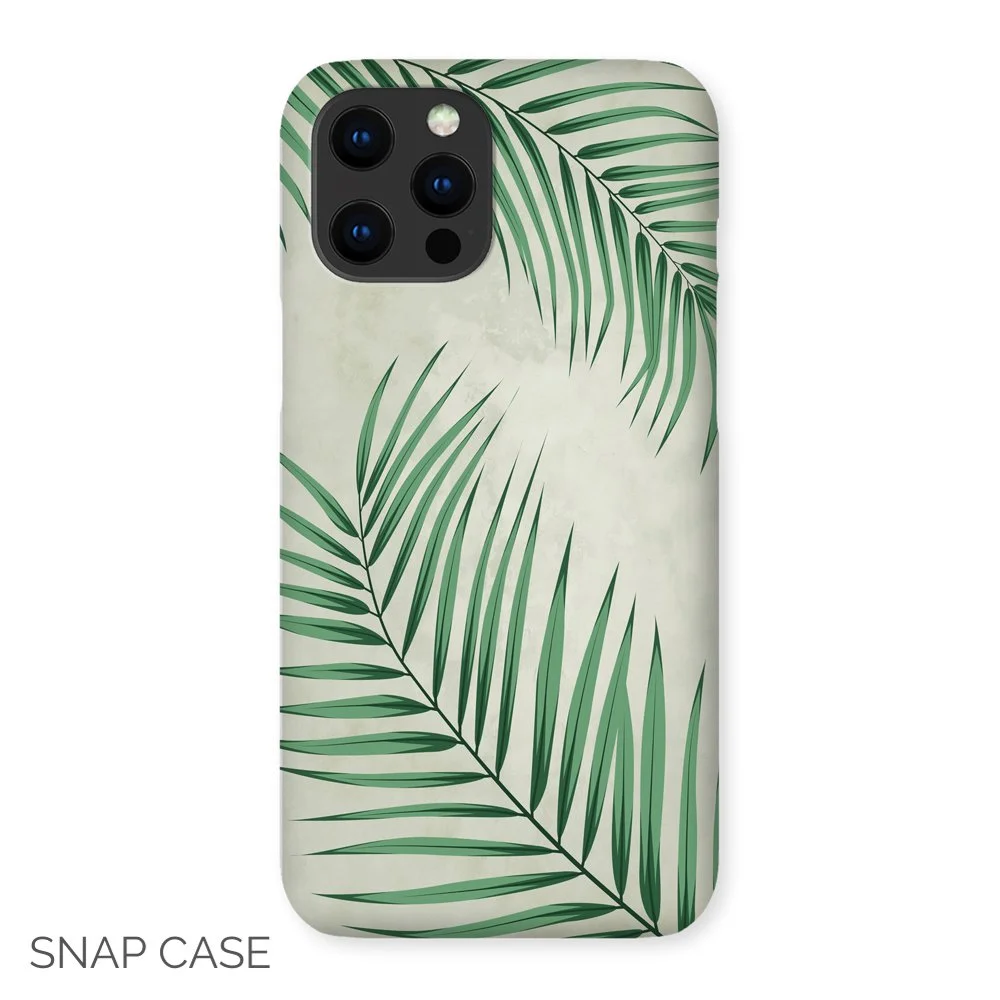 Minimalist Palm Leaf iPhone Snap Case