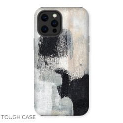 Black and White Painting iPhone Tough Case