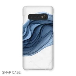 Abstract Blue Swirl Samsung Snap Case