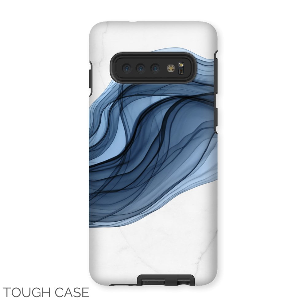 Abstract Blue Swirl Samsung Tough Case