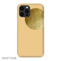 Rising Golden Moon iPhone Snap Case
