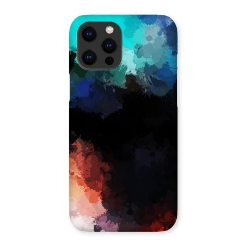 Abstract Fire and Ice Phone Case