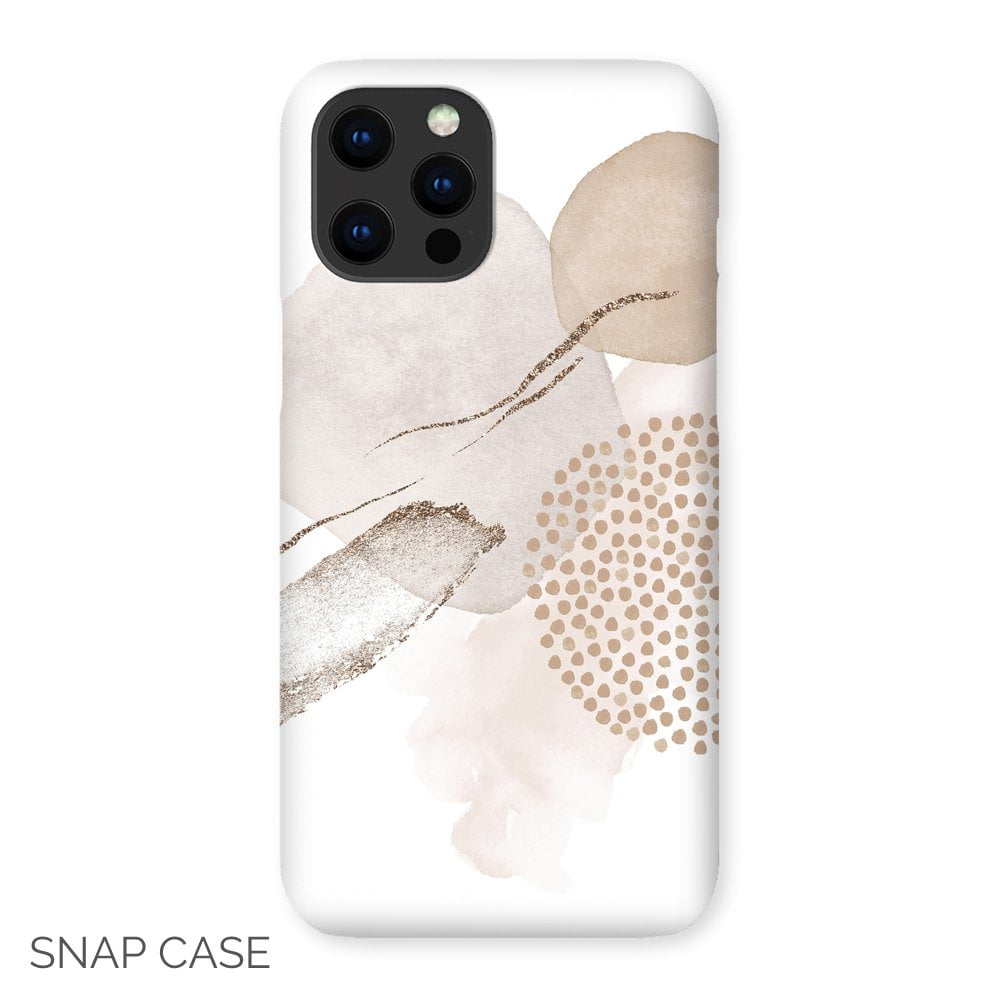 Blush Minimalist Abstract iPhone Snap Case