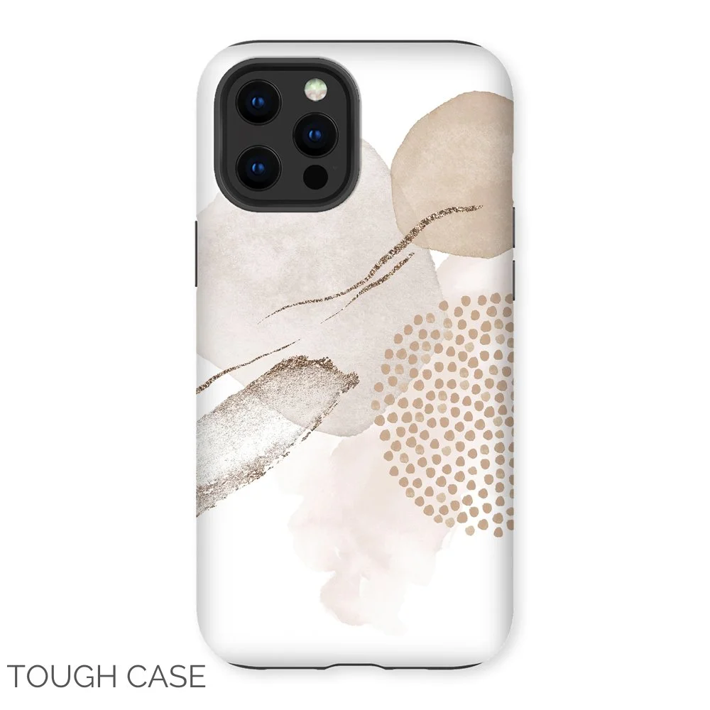 Blush Minimalist Abstract iPhone Tough Case
