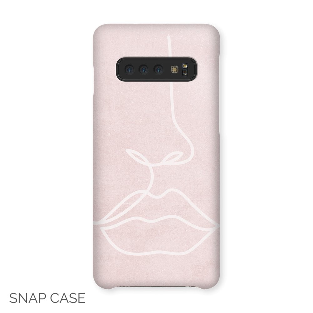 Blush Pink Lip Line Samsung Snap Case