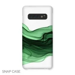 Abstract Green Smoke Samsung Snap Case