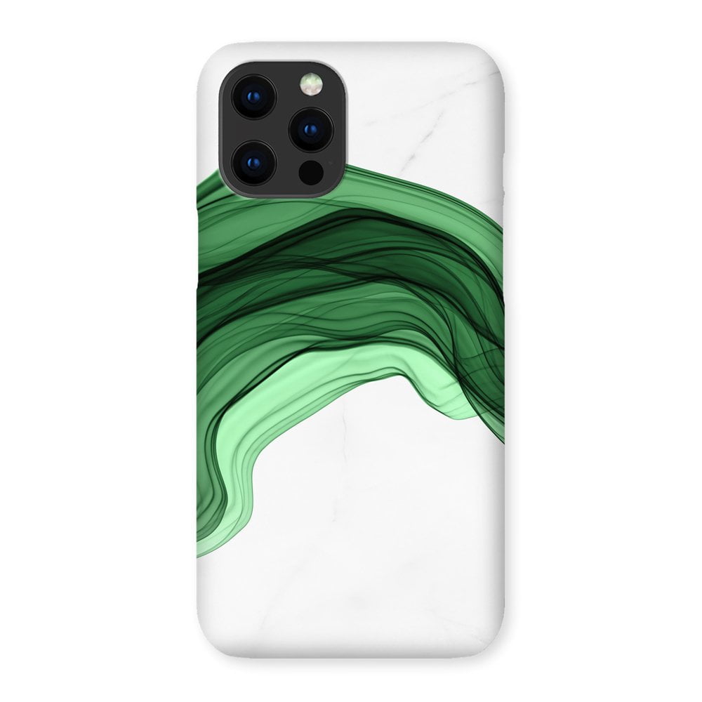 Abstract Green Wave Phone Case
