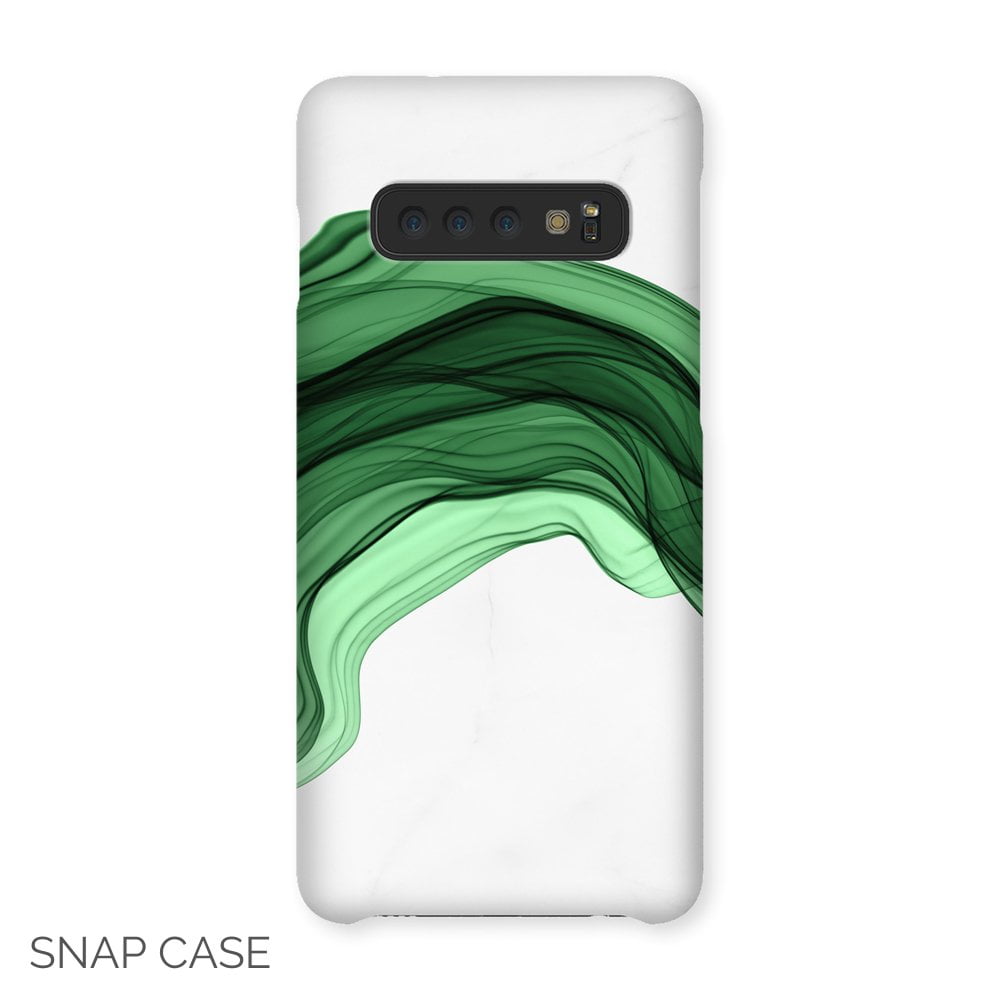 Abstract Green Wave Samsung Snap Case