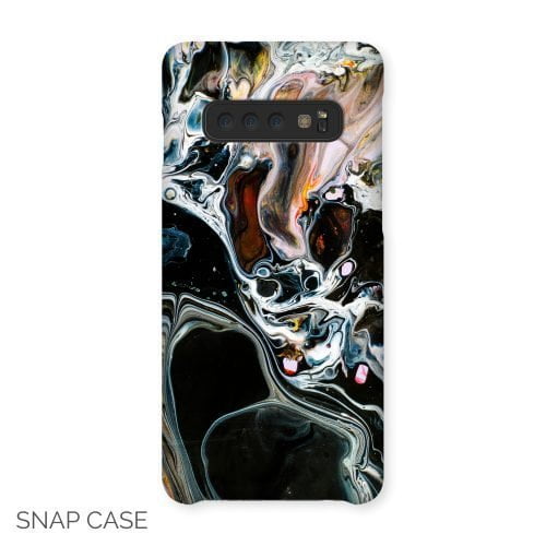 Abstract Black Oil Samsung Snap Case