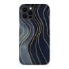 Blue and Gold Curves Phone Case